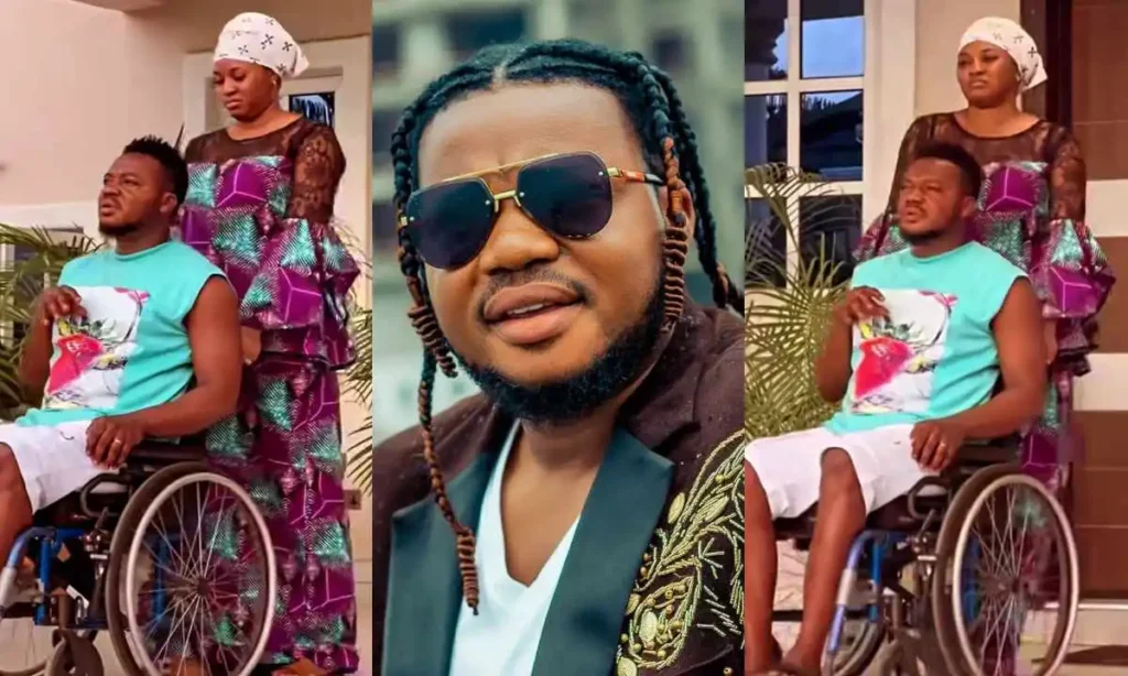 Reaction to Ayoola Olaiya's New Video of Himself Being Forced Into a Wheelchair by His Wife, Which Is Trending Online (Watch)