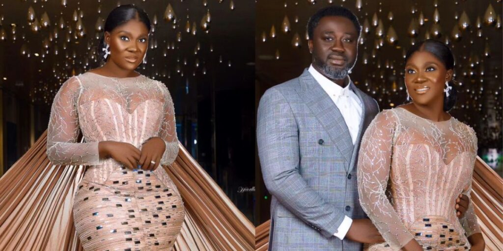 By removing her husband from the list of people who can give her laundry instructions, Mercy Johnson demonstrates her independence by claiming that just two people have that power over her.