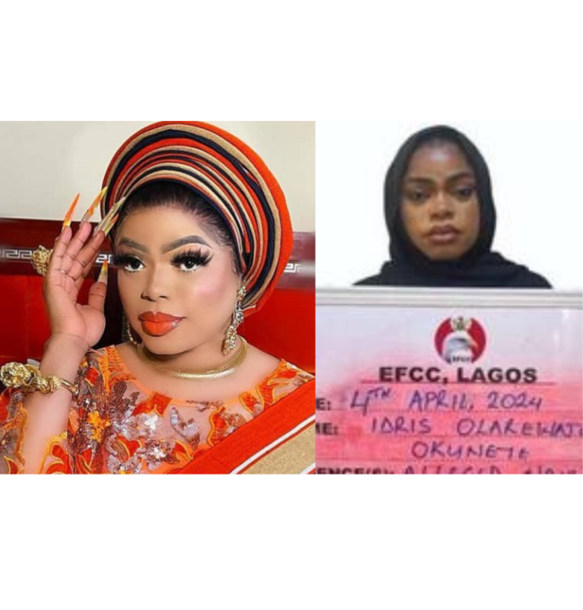 Bobrisky has been sentenced to prison.