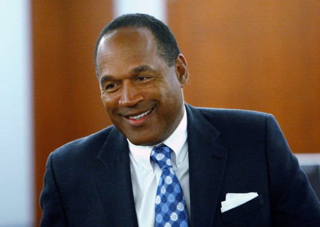 OJ Simpson, an NFL player, passed away.