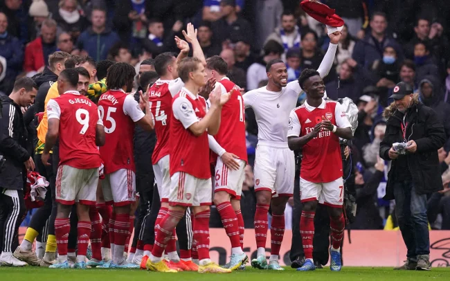 EPL: Arsenal's 5-0 victory over Chelsea increases their title hopes.