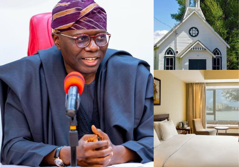 The Lagos government shut 19 hotels and five churches.