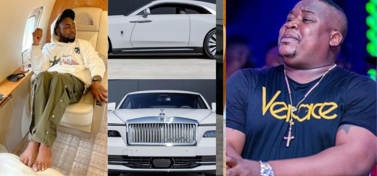 A few days after purchasing a private plane, Cubana Chief Priest praises Davido as he spends millions on a brand-new Rolls-Royce.