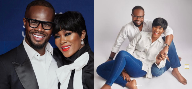 The 13th wedding anniversary of actress Stephanie Okereke Linus and her spouse Idahosa is celebrated.