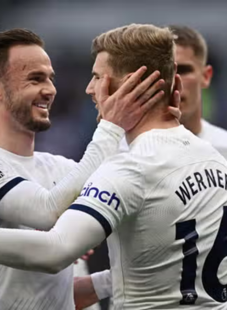 Starters for Tottenham vs. Burnley's 2023–2024 Premier League match