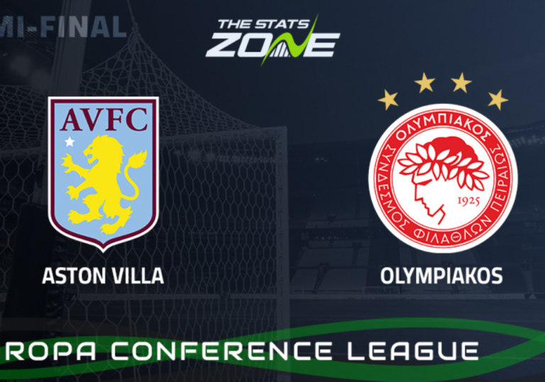 Starting lineups for the Europa Conference League semi-final between Olympiakos and Aston Villa
