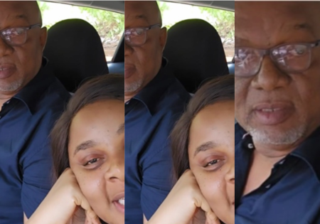 In a refreshing video, Bimbo Ademoye's father asks the actress, 