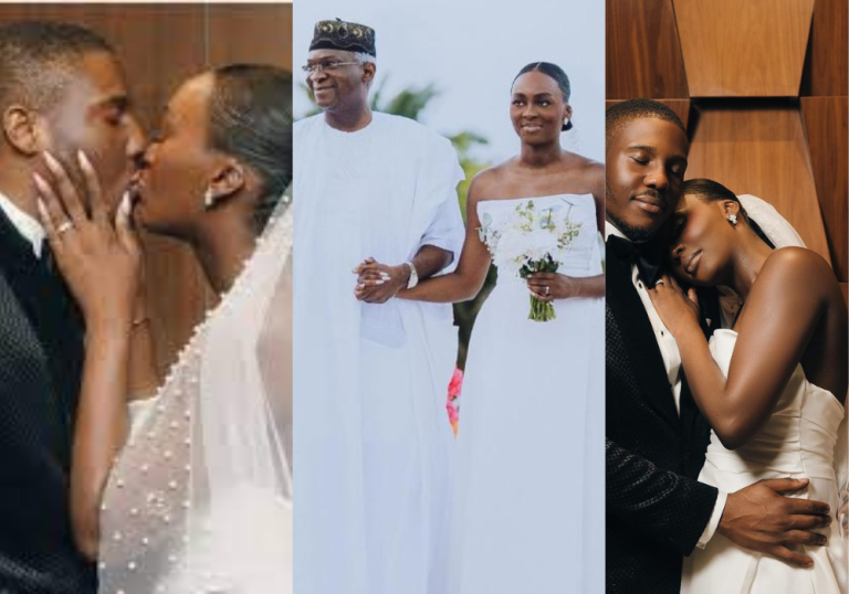 Yewande, the daughter of former governor Babatunde Fashola, marries Posi Ogunlesi, her lover (Photos )