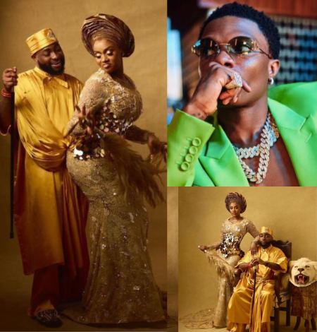 Just one day before Davido and Chioma's wedding, Wizkid makes fun of them.