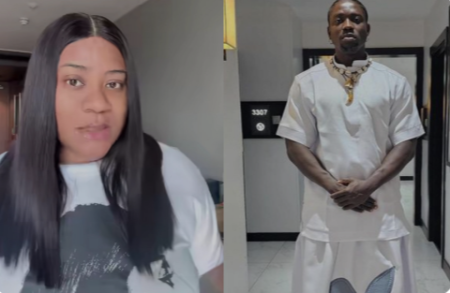 Nkechi Blessing Stinks as she Stands Up to Very Dark Man Over Allegations