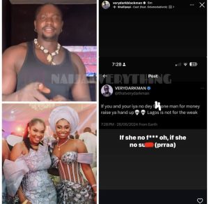 “You and your Iya de f*ck the same man for money” – Very Dark Man fires back at Priscilla Ojo